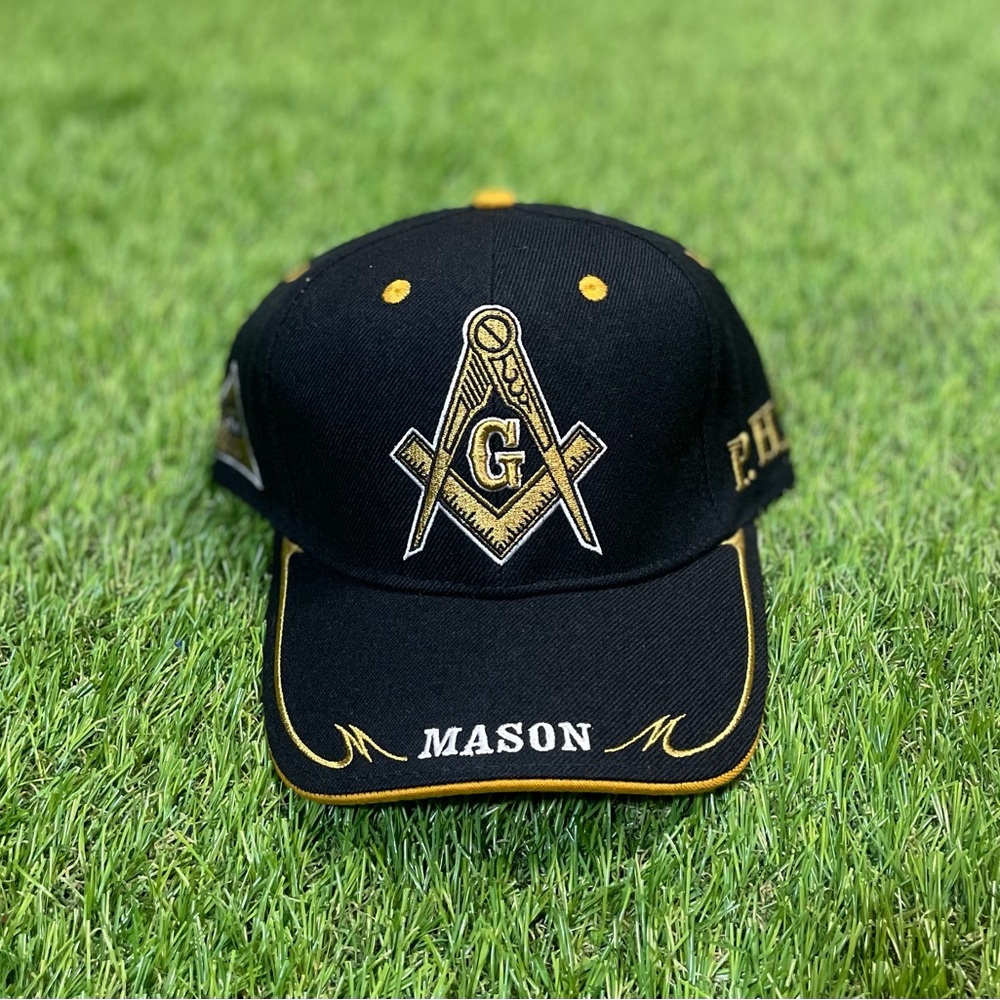 Vintage 90s Freemason Masonic Mason Hat